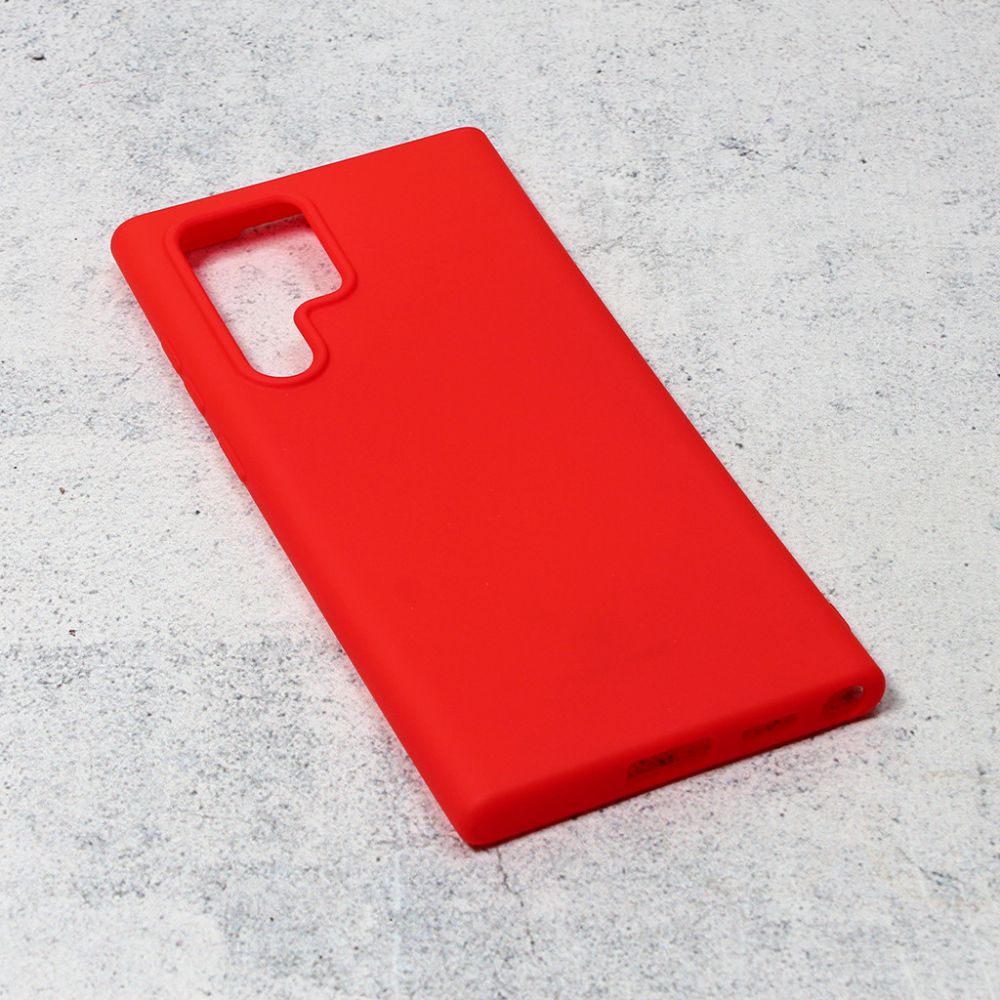 Maska za Samsung Galaxy S22 Ultra — Teracell Giulietta, mat crvena