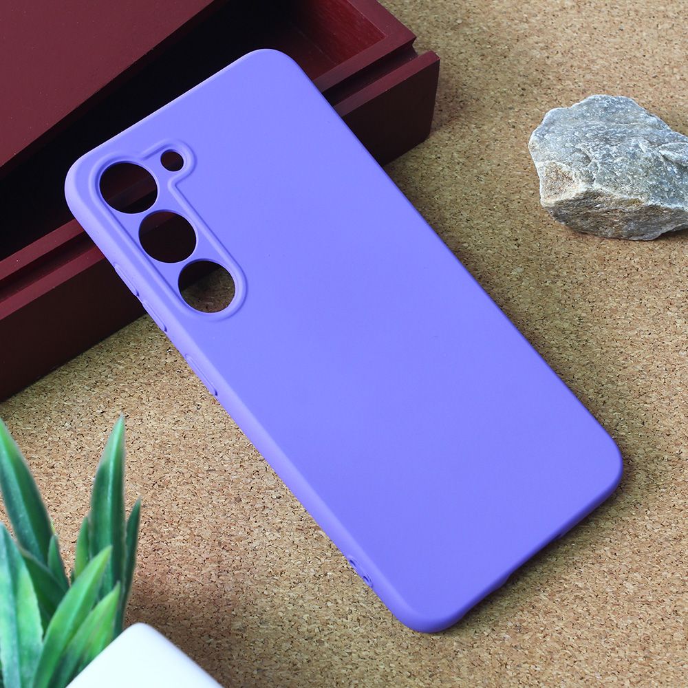 Maska za Samsung Galaxy S23 — Teracell Giulietta, mat ljubicasta