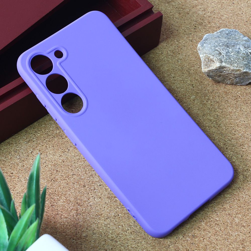 Maska za Samsung Galaxy S23 Plus — Teracell Giulietta, mat ljubicasta