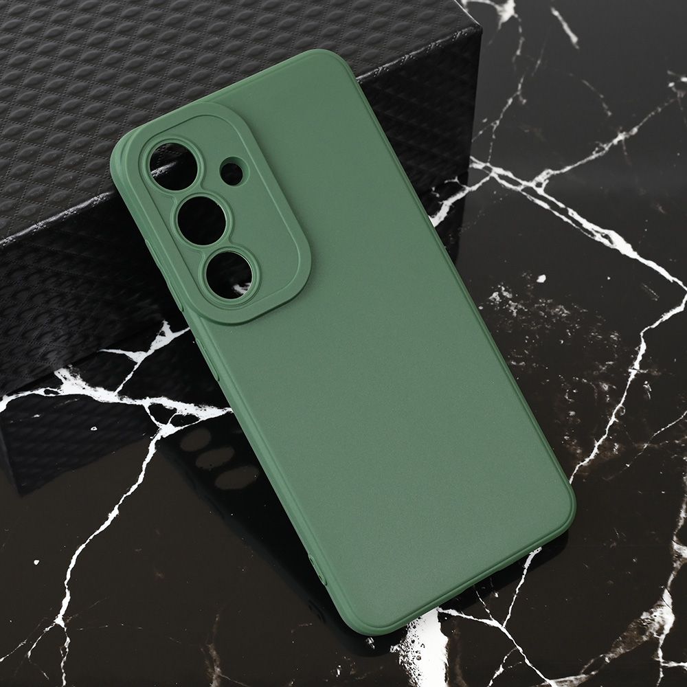 Maska za Samsung Galaxy S25 — Teracell Giulietta, mat zelena