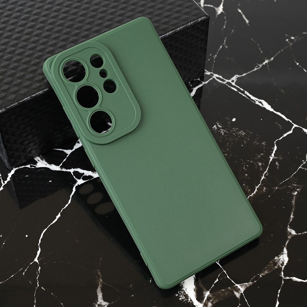 Maska za Samsung Galaxy S25 Ultra — Teracell Giulietta, mat zelena