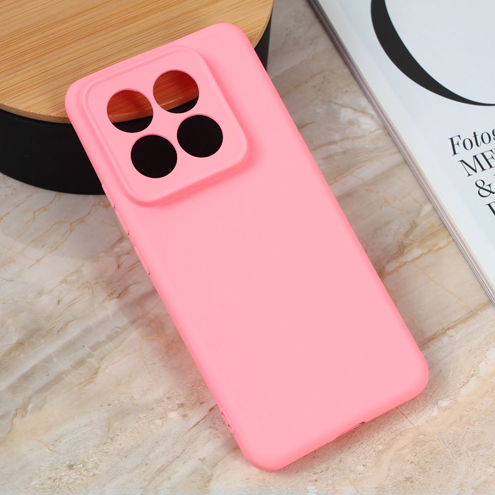 Maska za Xiaomi 14 Pro — Teracell Giulietta, mat roze