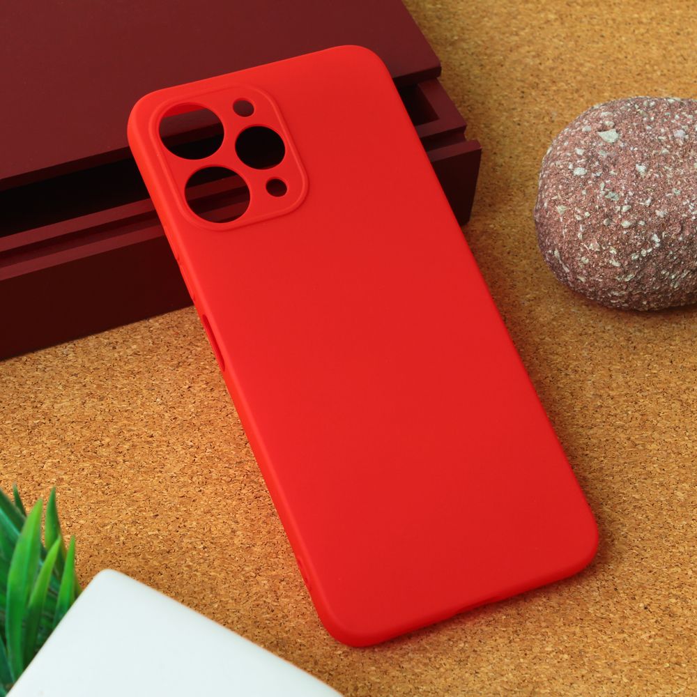 Maska za Xiaomi Redmi 12 — Teracell Giulietta, mat crvena