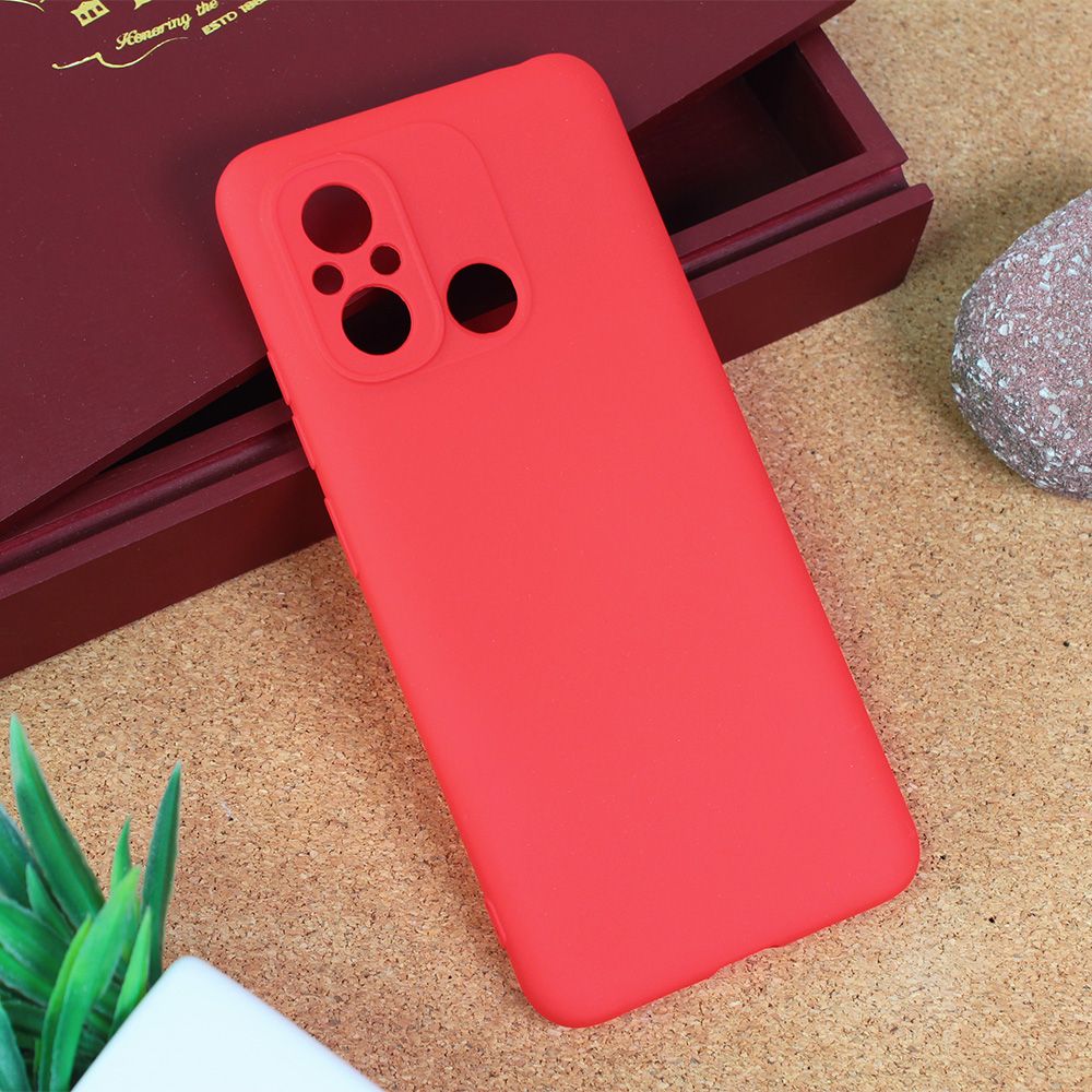 Maska za Xiaomi Redmi 12C — Teracell Giulietta, mat crvena