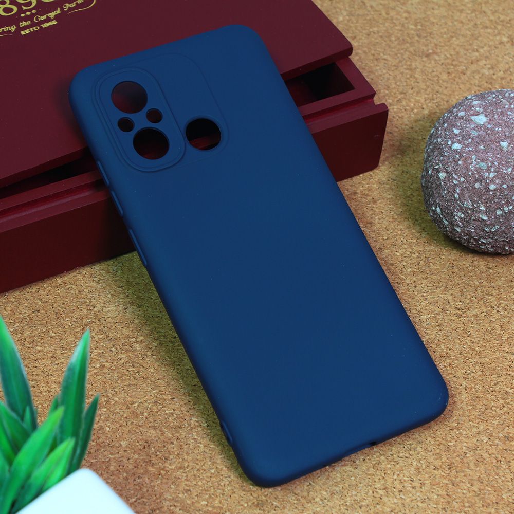 Maska za Xiaomi Redmi 12C — Teracell Giulietta, tamno plava