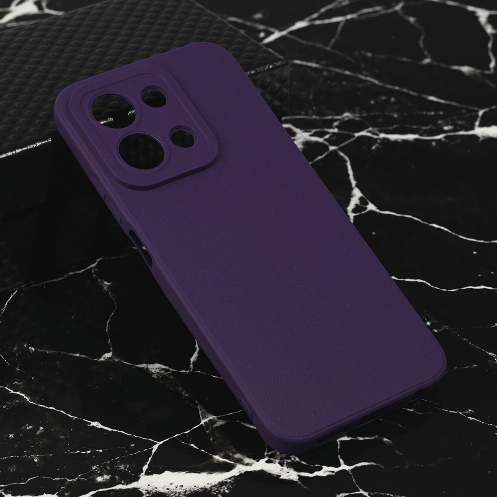 Maska za Xiaomi Redmi 15C — Teracell Giulietta, tamno ljubicasta