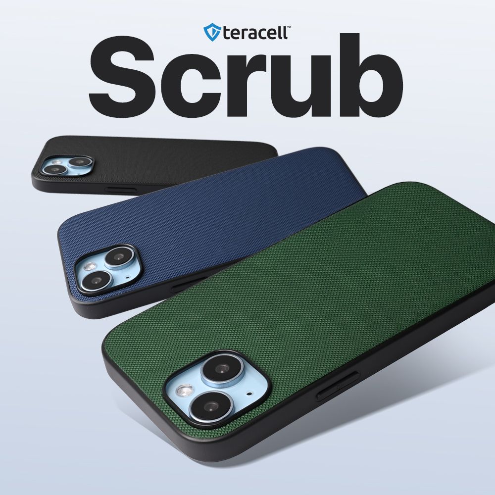 Maska za Apple iPhone 16 Plus — Teracell Scrub, crna
