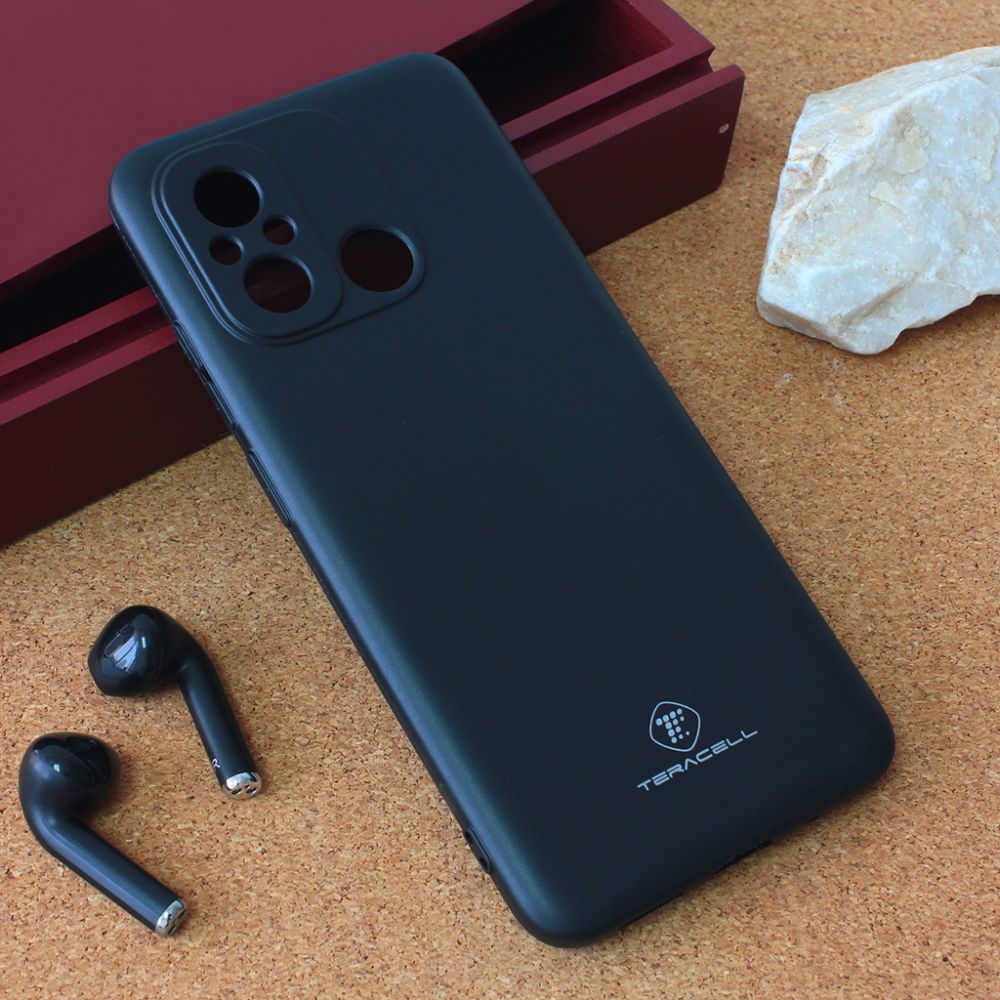 Maska za Xiaomi Redmi 12C — Teracell Skin, mat crna