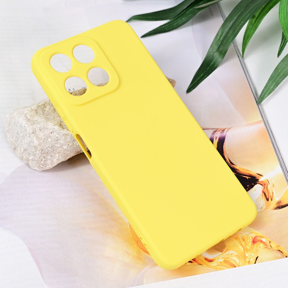 Maska za Honor 200 Smart — Teracell Soft Velvet, zuta