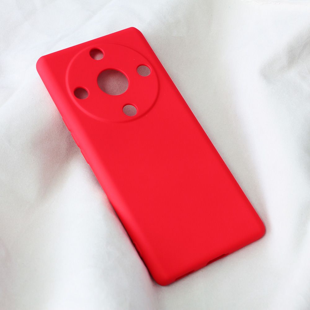 Maska za Honor Magic 5 Lite — Teracell Soft Velvet, crvena
