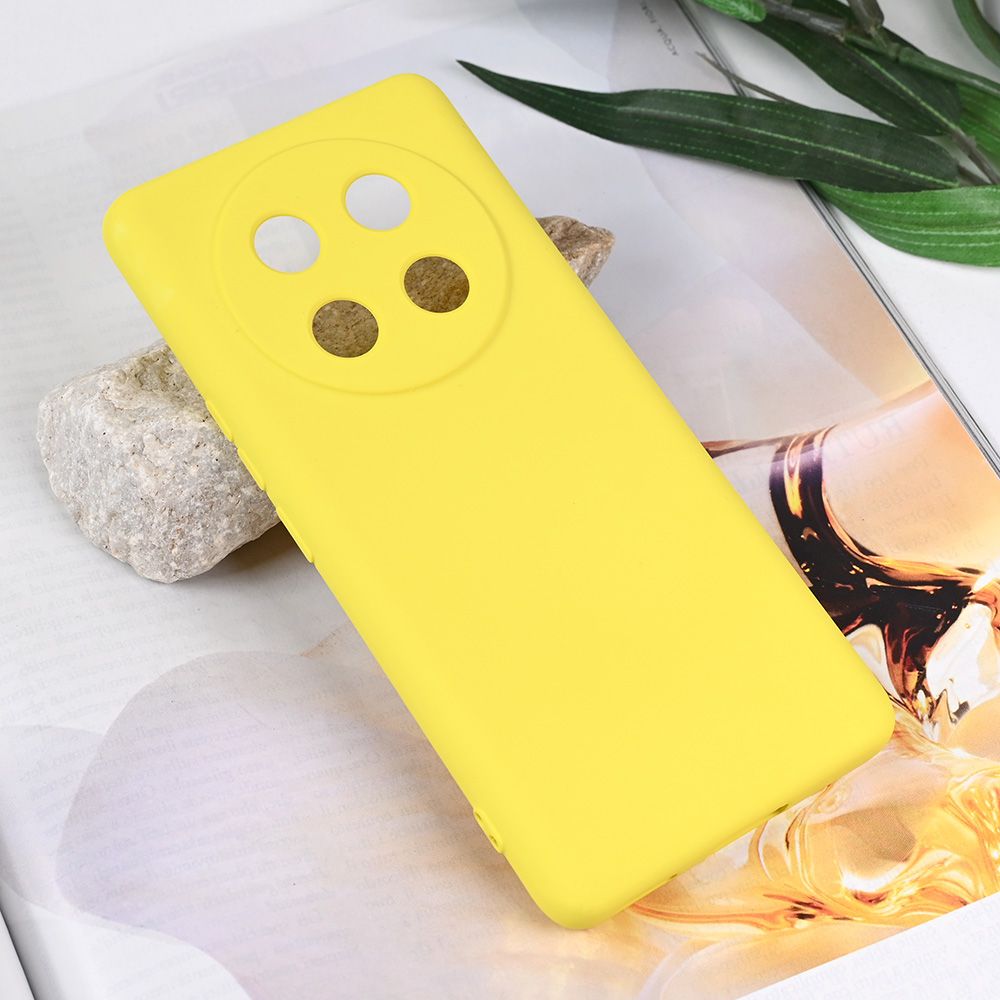Maska za Honor Magic 7 Lite — Teracell Soft Velvet, zuta