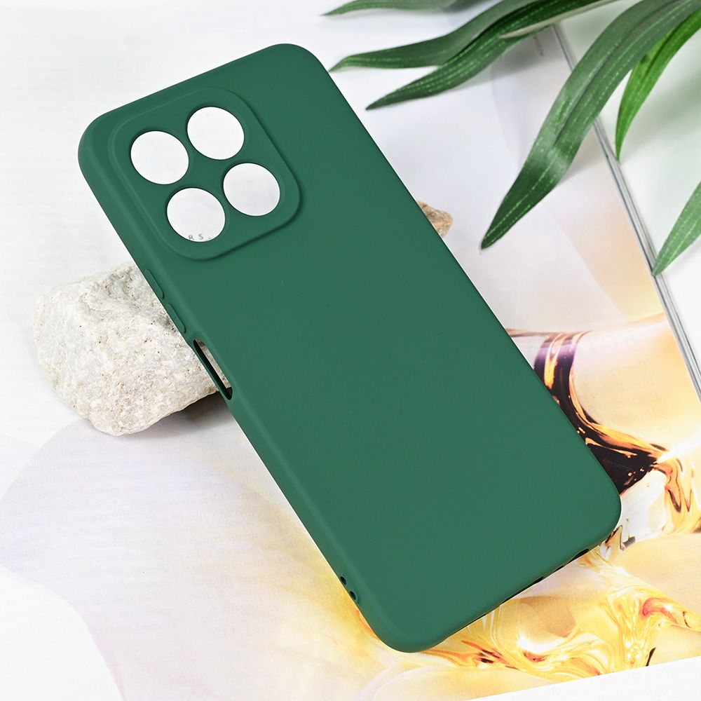 Maska za Honor X6b — Teracell Soft Velvet, tamno zelena