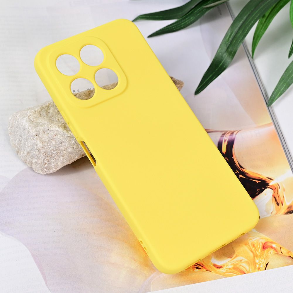 Maska za Honor X6b — Teracell Soft Velvet, zuta