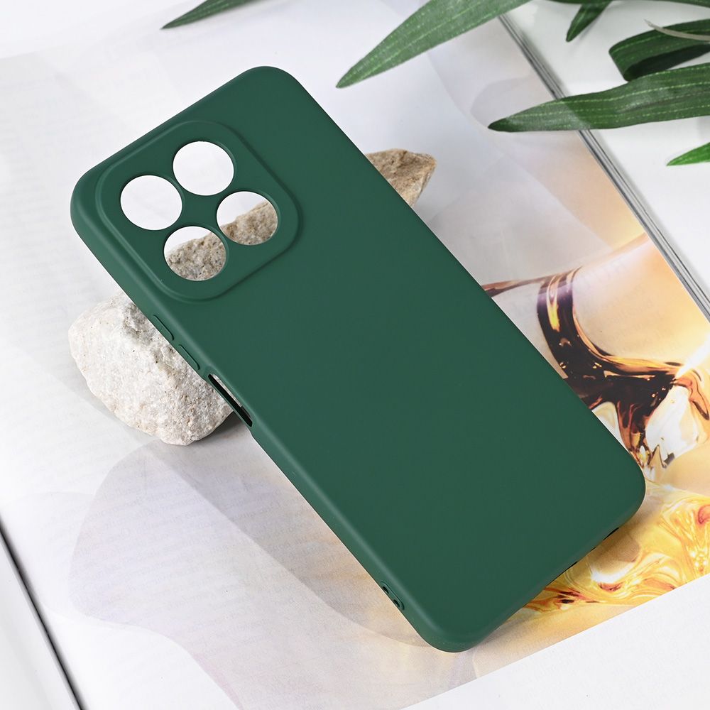 Maska za Honor X6c — Teracell Soft Velvet, tamno zelena