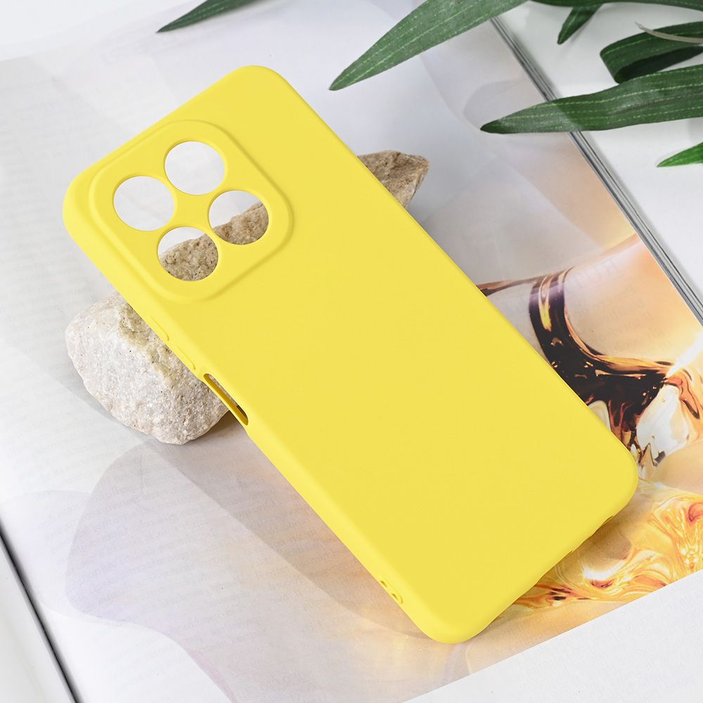 Maska za Honor X6c — Teracell Soft Velvet, zuta
