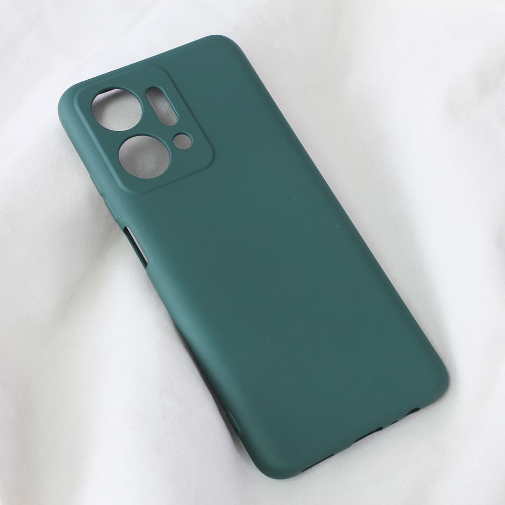 Maska za Honor X7a — Teracell Soft Velvet, tamno zelena