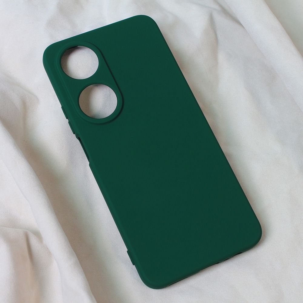 Maska za Honor X7b — Teracell Soft Velvet, tamno zelena