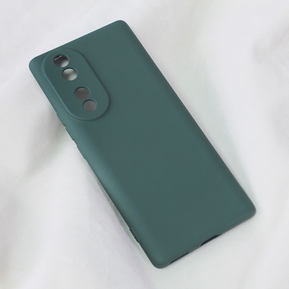 Maska za Honor 70 — Teracell Soft Velvet, tamno zelena