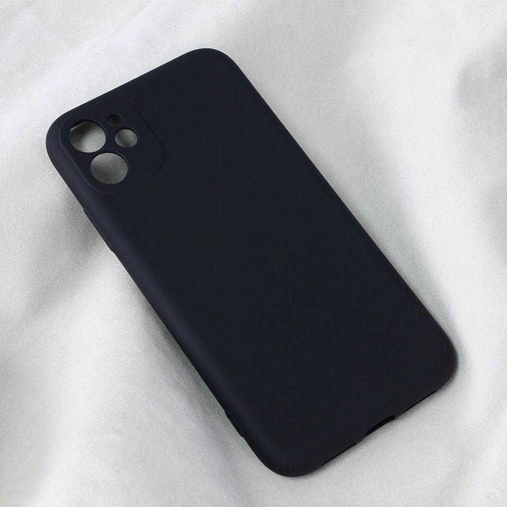 Maska za Apple iPhone 11 — Teracell Soft Velvet, crna