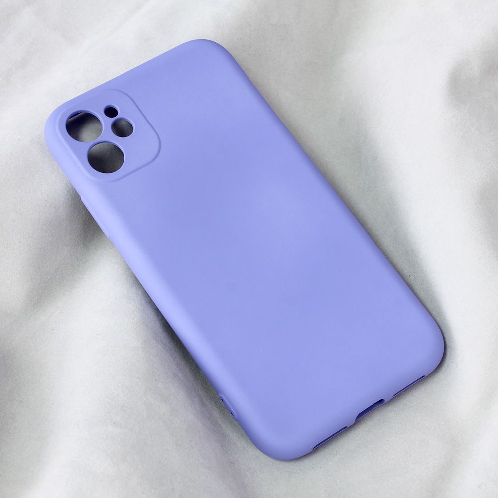 Maska za Apple iPhone 11 — Teracell Soft Velvet, ljubicasta
