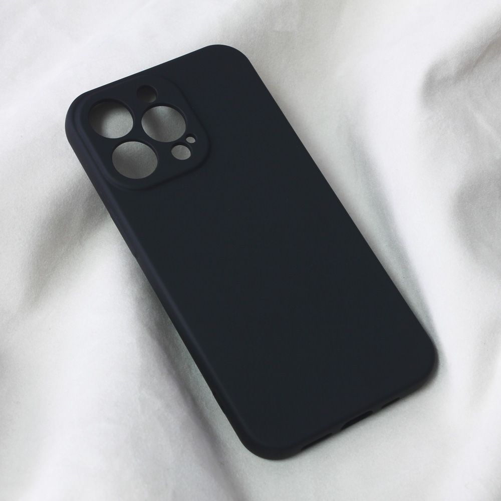 Maska za Apple iPhone 13 Pro — Teracell Soft Velvet, crna