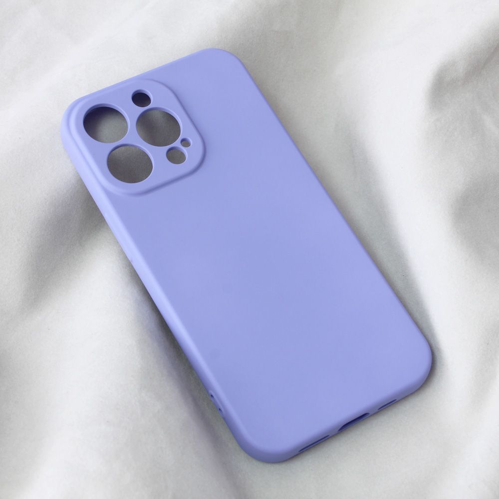 Maska za Apple iPhone 13 Pro — Teracell Soft Velvet, ljubicasta