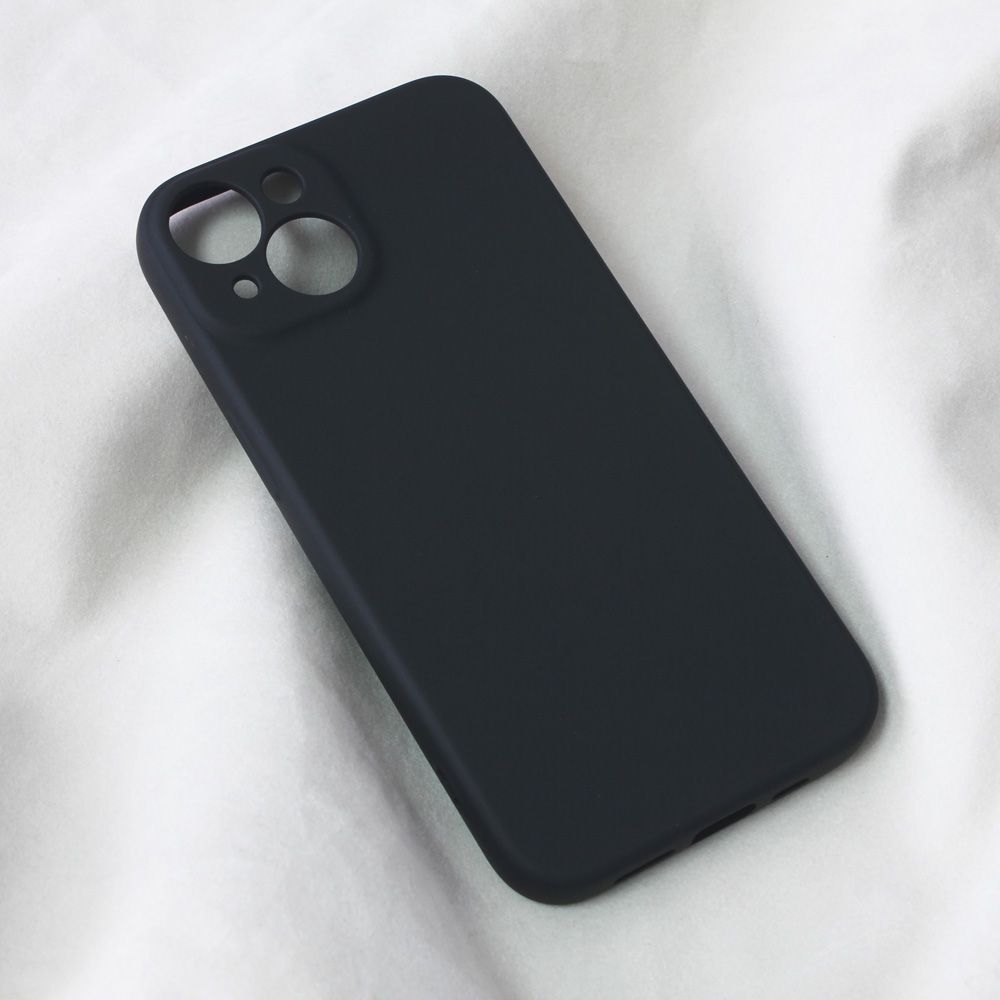 Maska za Apple iPhone 14 — Teracell Soft Velvet, crna