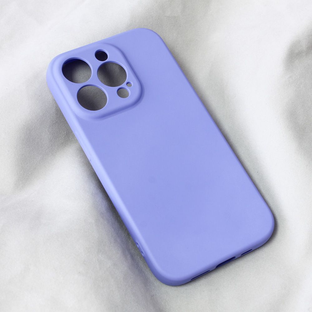 Maska za Apple iPhone 14 Pro — Teracell Soft Velvet, ljubicasta