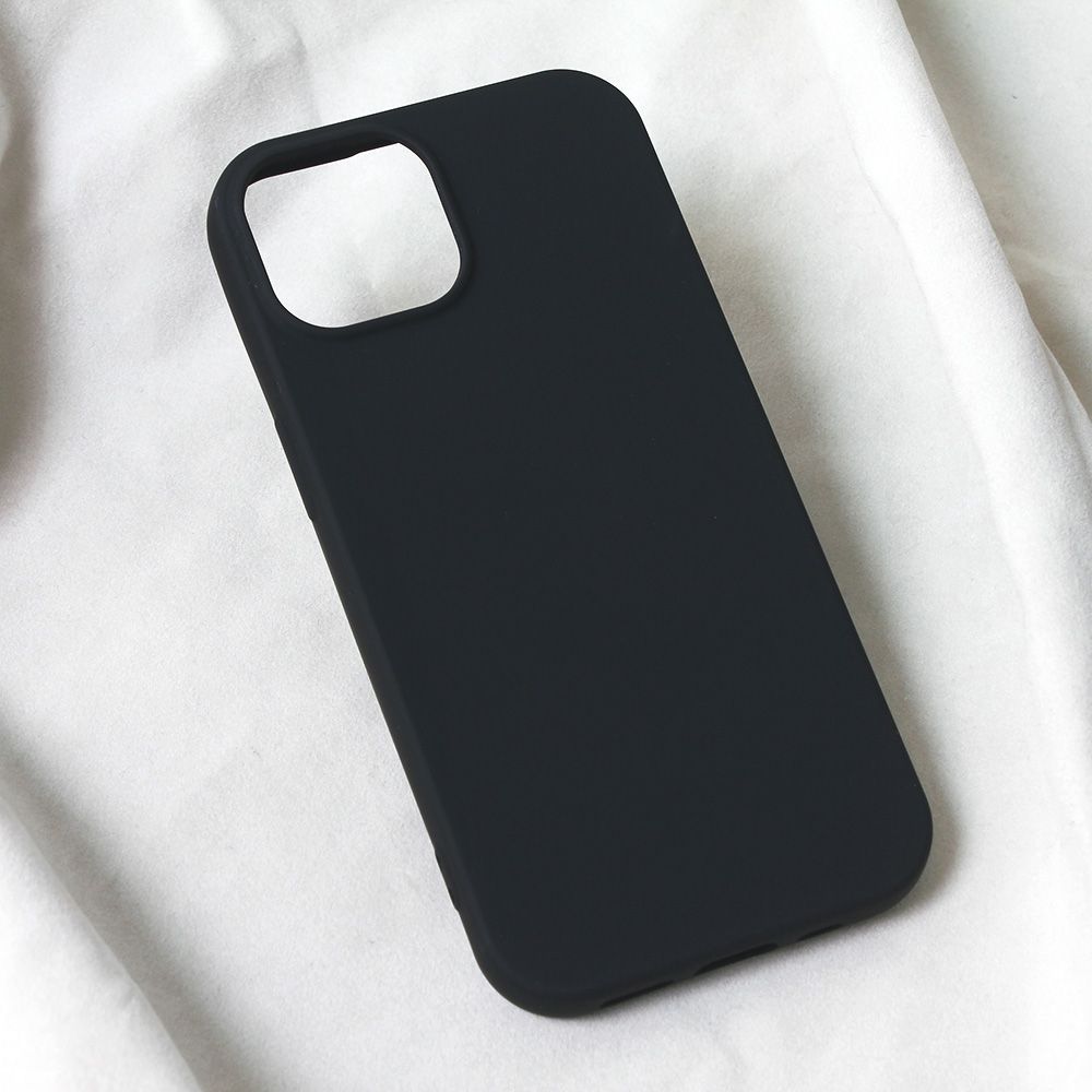 Maska za Apple iPhone 15 — Teracell Soft Velvet, crna