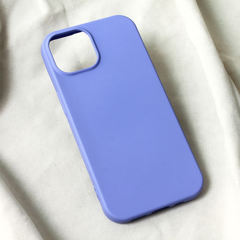 Maska za Apple iPhone 15 — Teracell Soft Velvet, ljubicasta