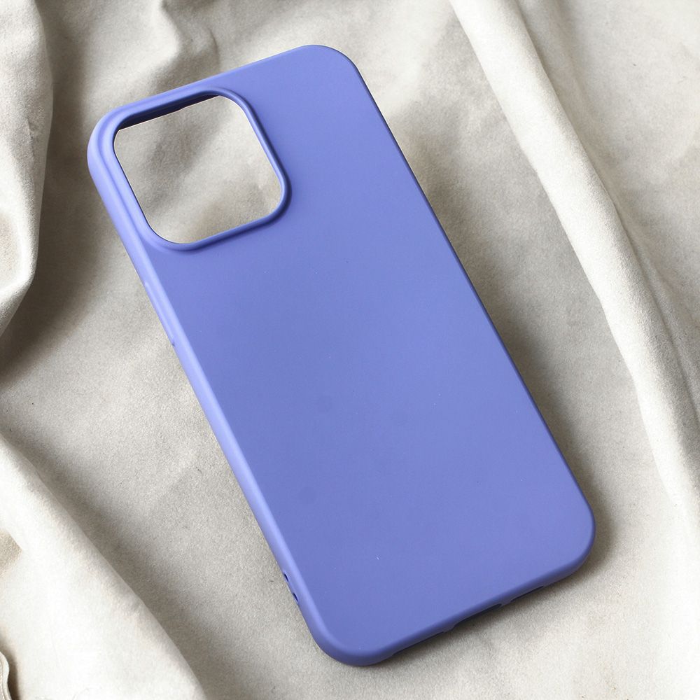 Maska za Apple iPhone 15 Pro Max — Teracell Soft Velvet, ljubicasta