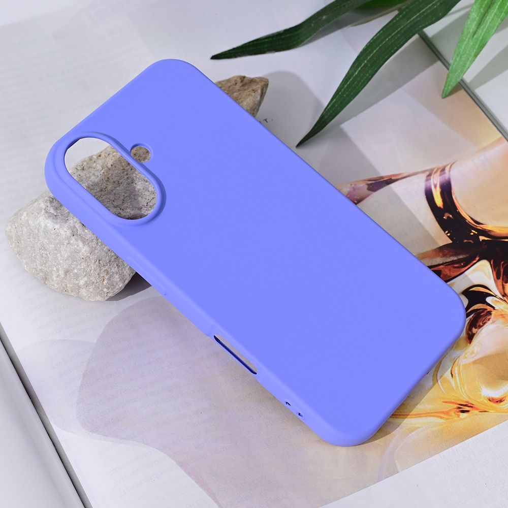 Maska za Apple iPhone 16 — Teracell Soft Velvet, ljubicasta
