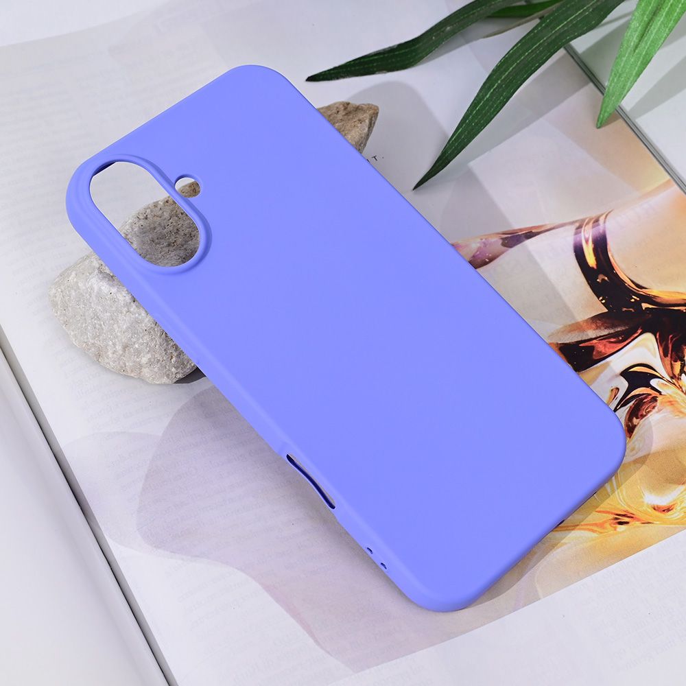 Maska za Apple iPhone 16 Plus — Teracell Soft Velvet, ljubicasta