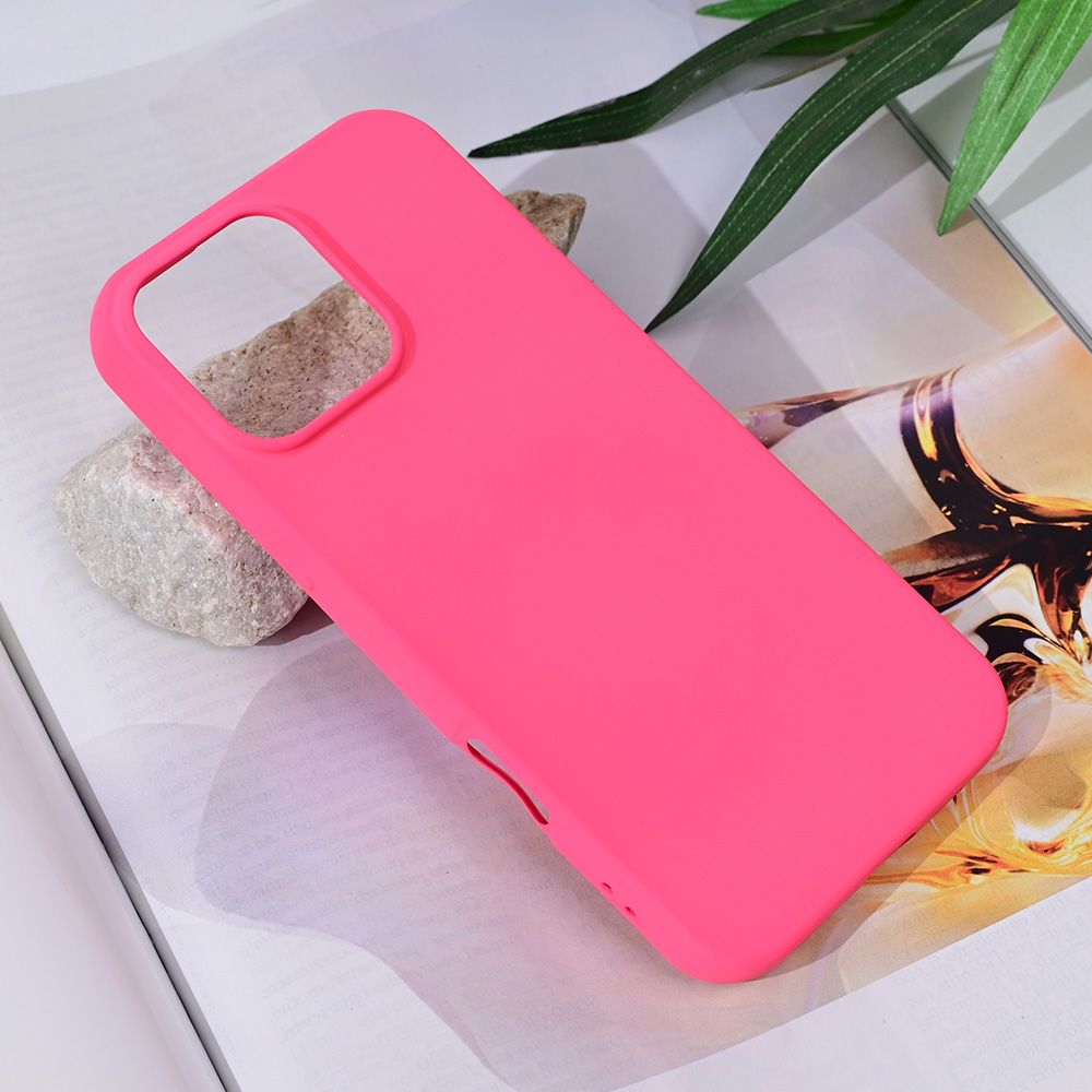 Maska za Apple iPhone 16 Pro Max — Teracell Soft Velvet, pink