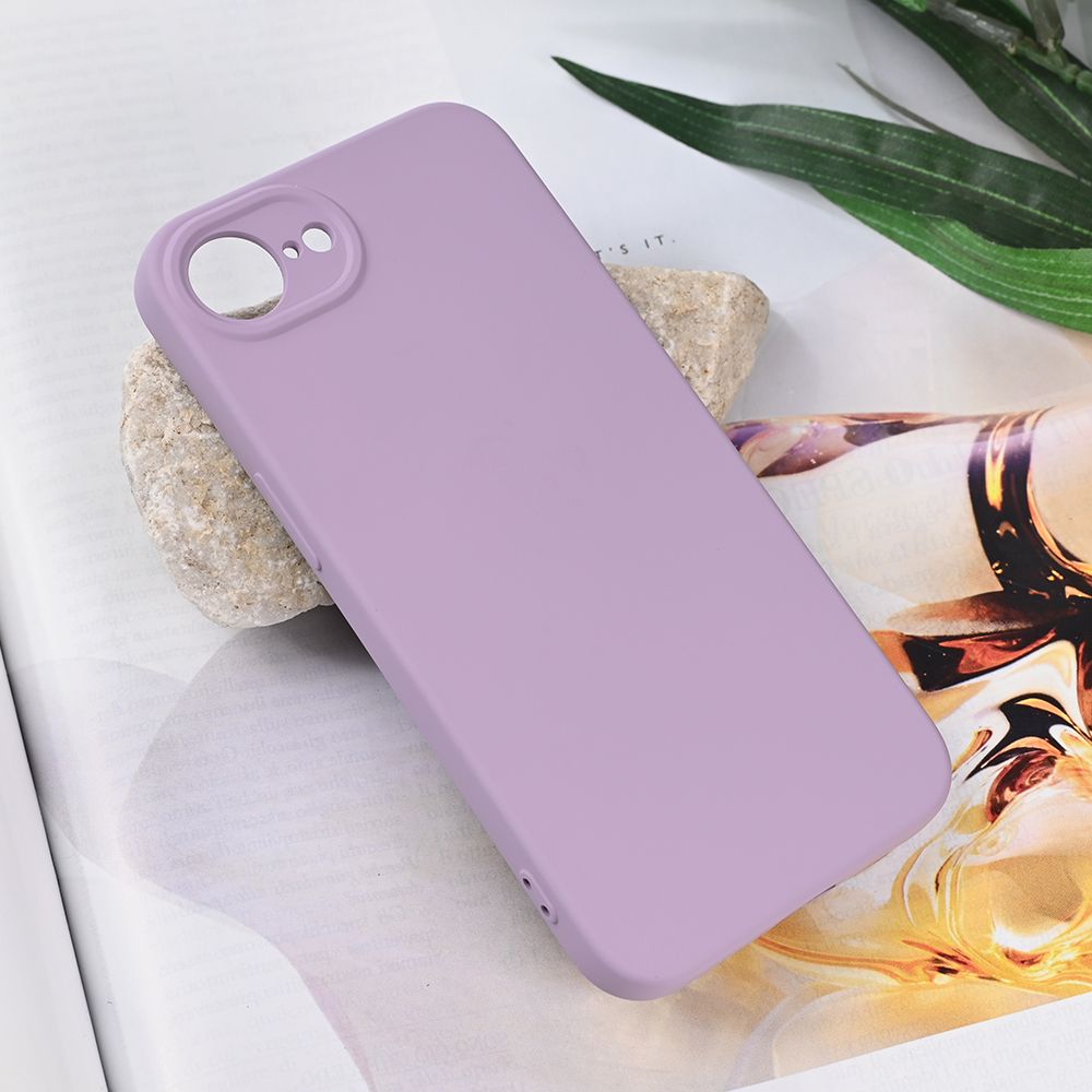 Maska za Apple iPhone 16e — Teracell Soft Velvet, ljubicasta