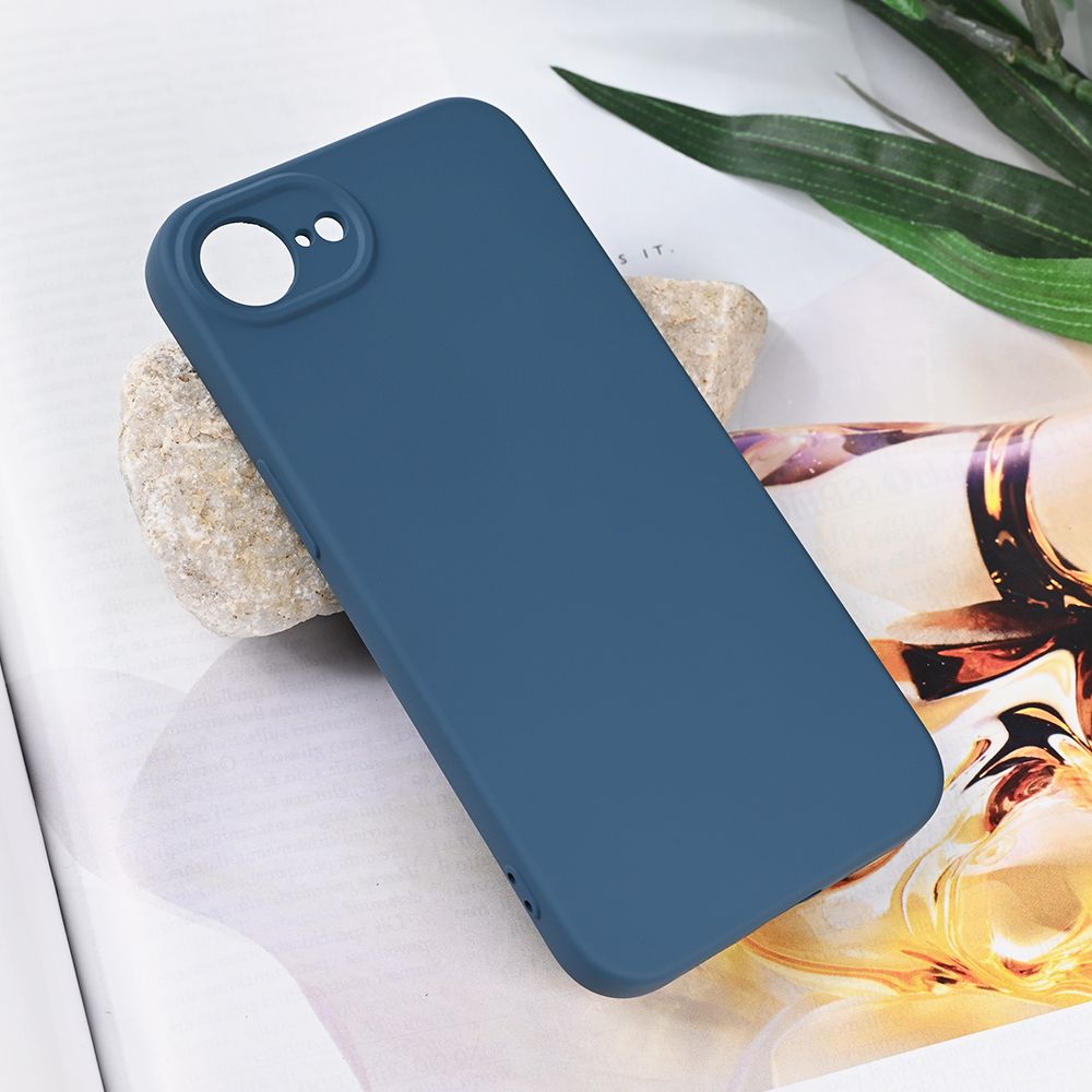 Maska za Apple iPhone 16e — Teracell Soft Velvet, plava