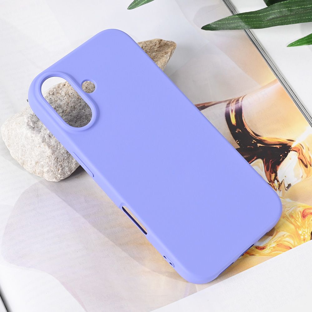 Maska za Apple iPhone 17 — Teracell Soft Velvet, ljubicasta