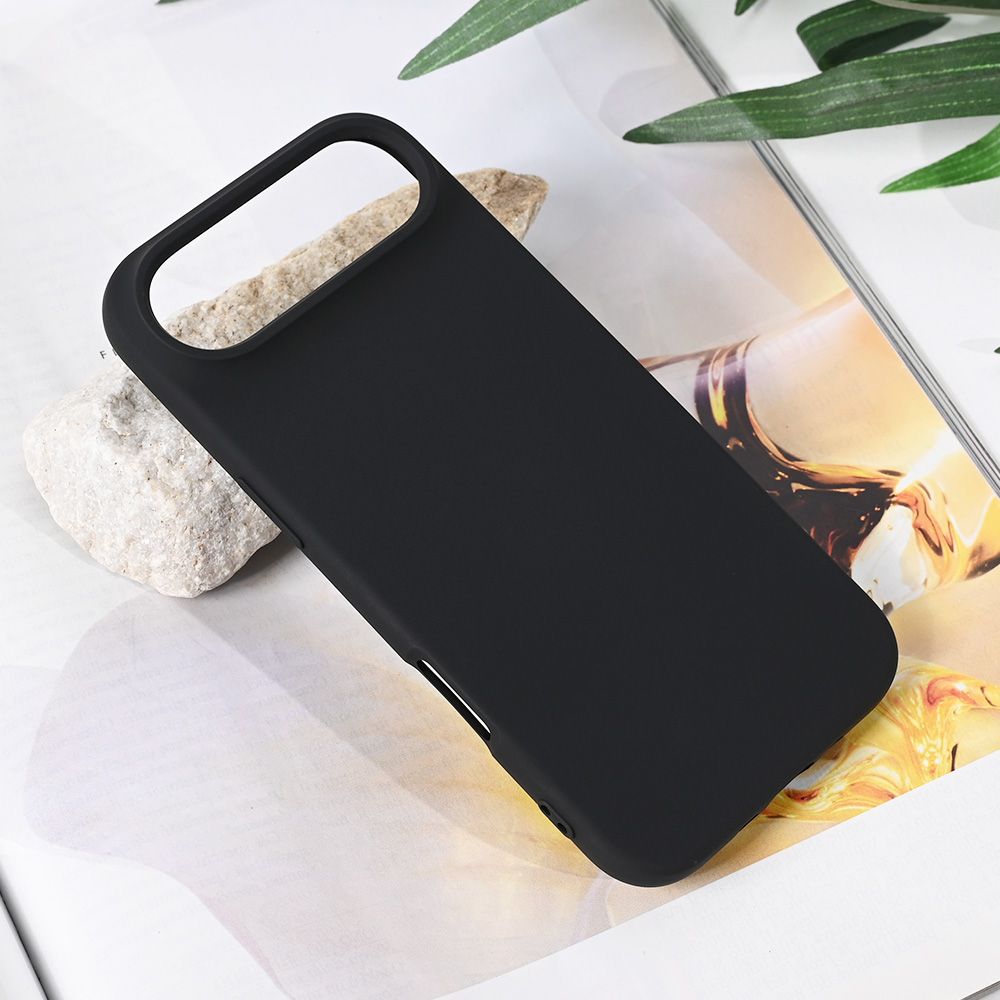 Maska za Apple iPhone 17 Air — Teracell Soft Velvet, crna