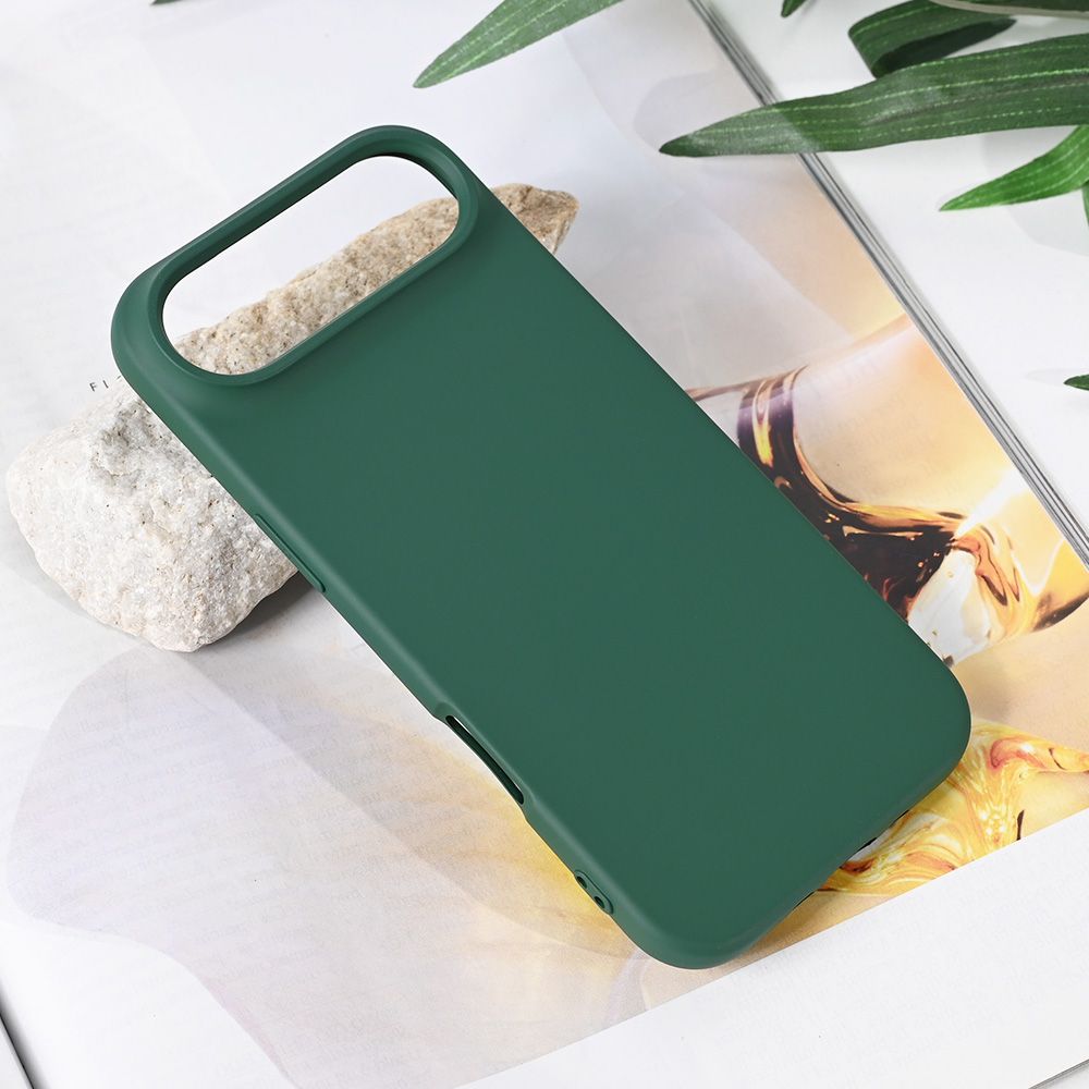Maska za Apple iPhone 17 Air — Teracell Soft Velvet, tamno zelena