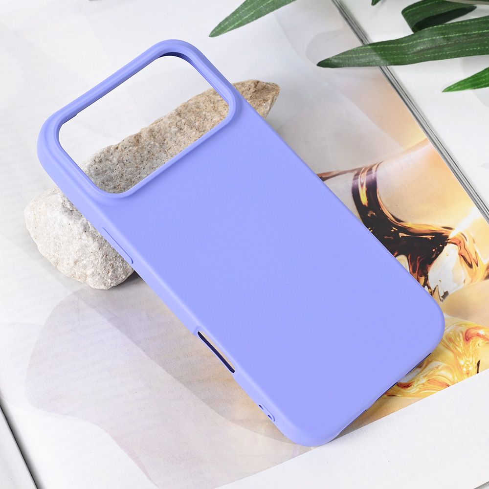 Maska za Apple iPhone 17 Pro Max — Teracell Soft Velvet, ljubicasta