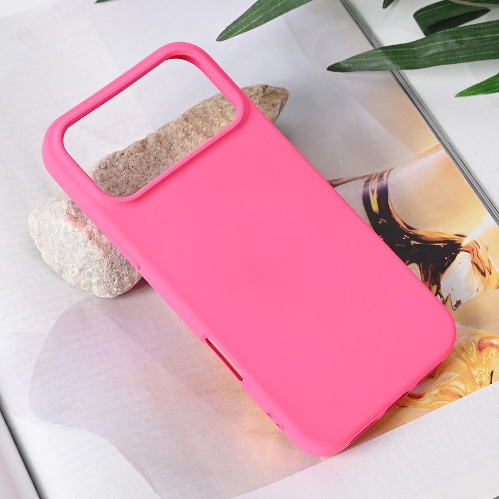 Maska za Apple iPhone 17 Pro Max — Teracell Soft Velvet, pink