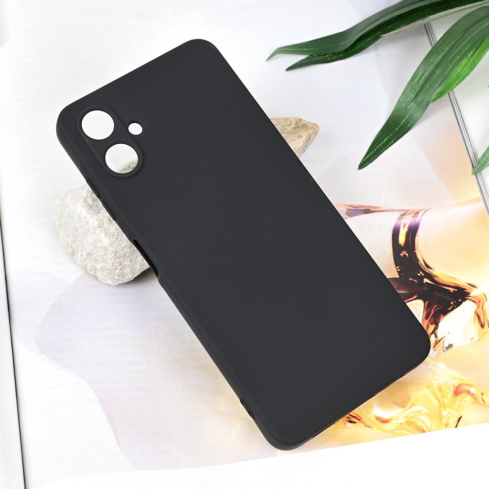 Maska za Samsung Galaxy A06 — Teracell Soft Velvet, crna