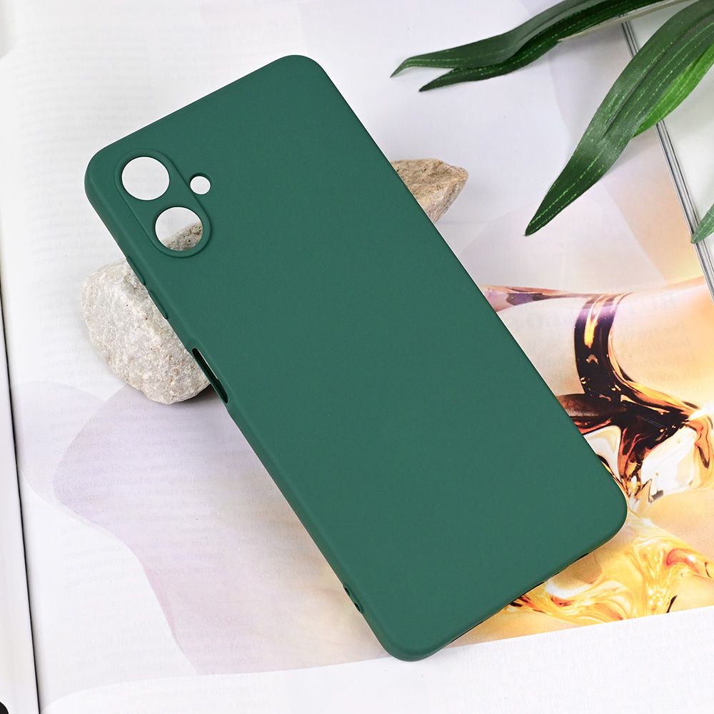 Maska za Samsung Galaxy A06 — Teracell Soft Velvet, tamno zelena