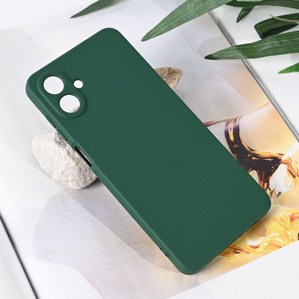 Maska za Samsung Galaxy A07 — Teracell Soft Velvet, tamno zelena