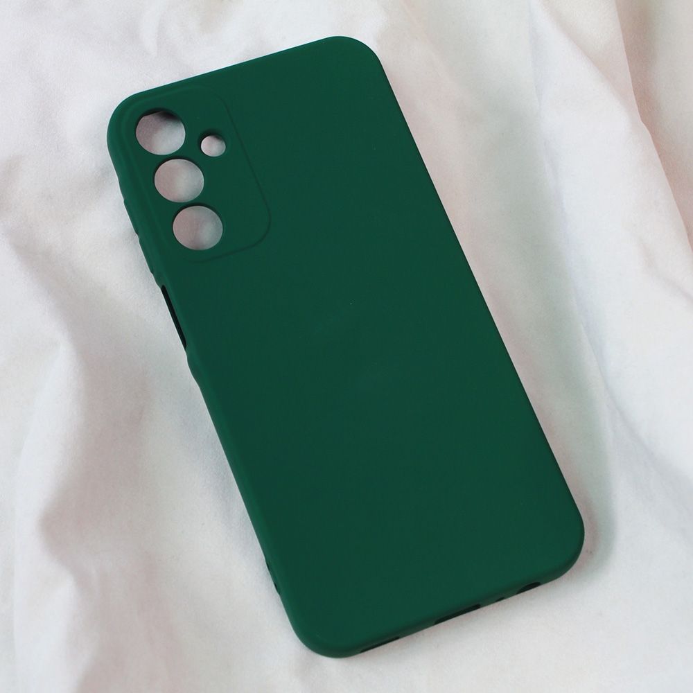 Maska za Samsung Galaxy A15 5G — Teracell Soft Velvet, tamno zelena