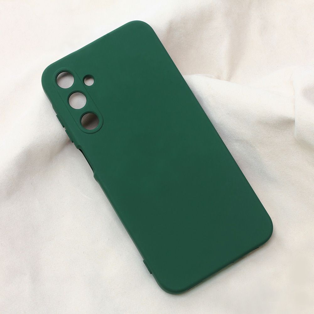 Maska za Samsung Galaxy A25 5G — Teracell Soft Velvet, tamno zelena