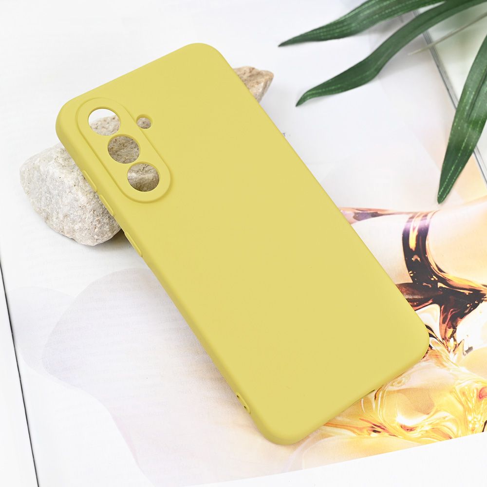 Maska za Samsung Galaxy A56 5G — Teracell Soft Velvet, zuta