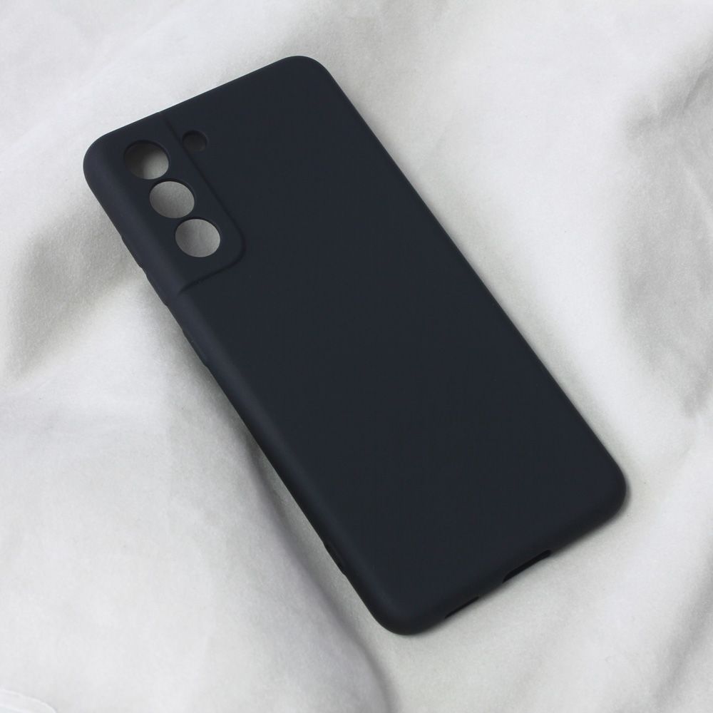 Maska za Samsung Galaxy S21 FE — Teracell Soft Velvet, crna
