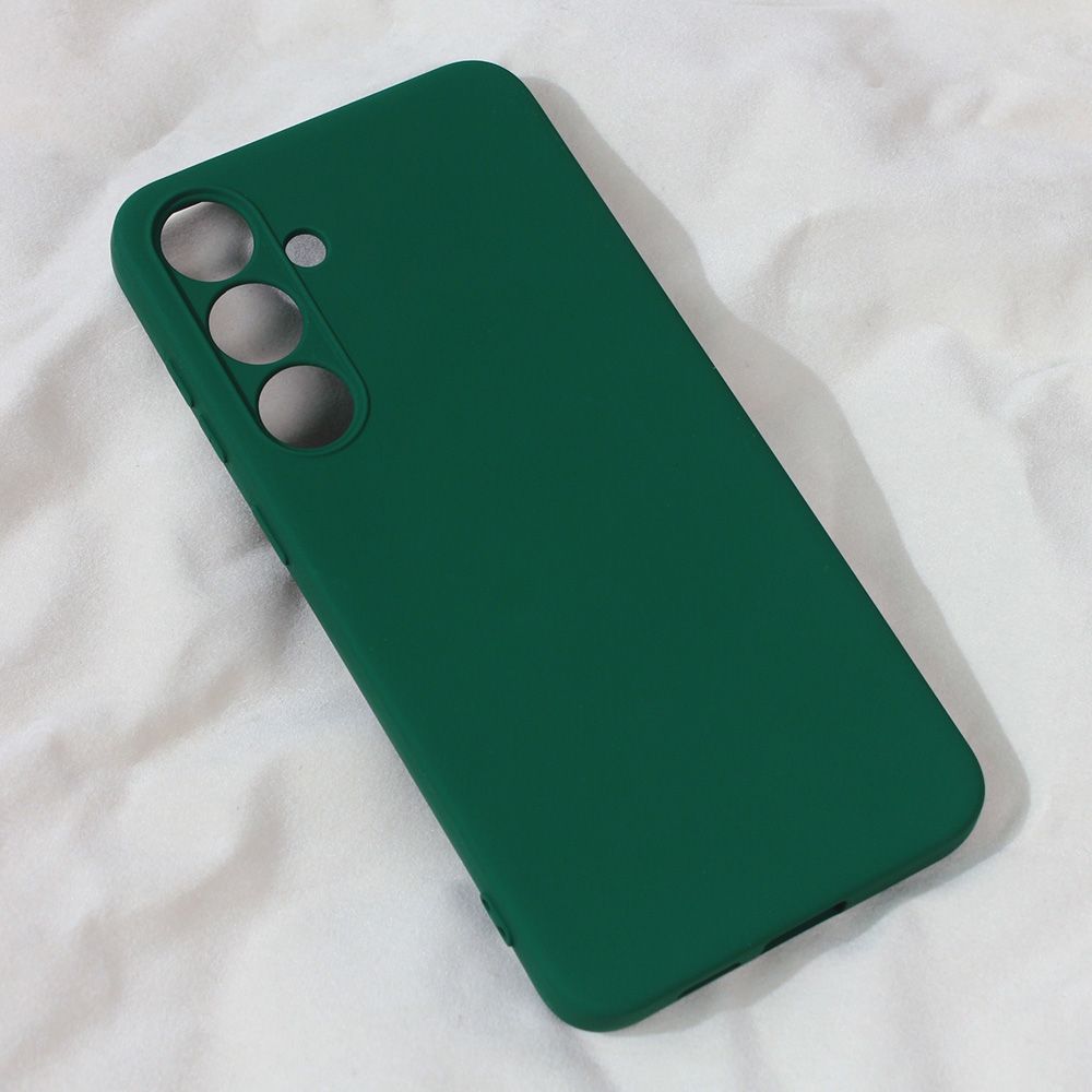 Maska za Samsung Galaxy S24 Plus — Teracell Soft Velvet, tamno zelena