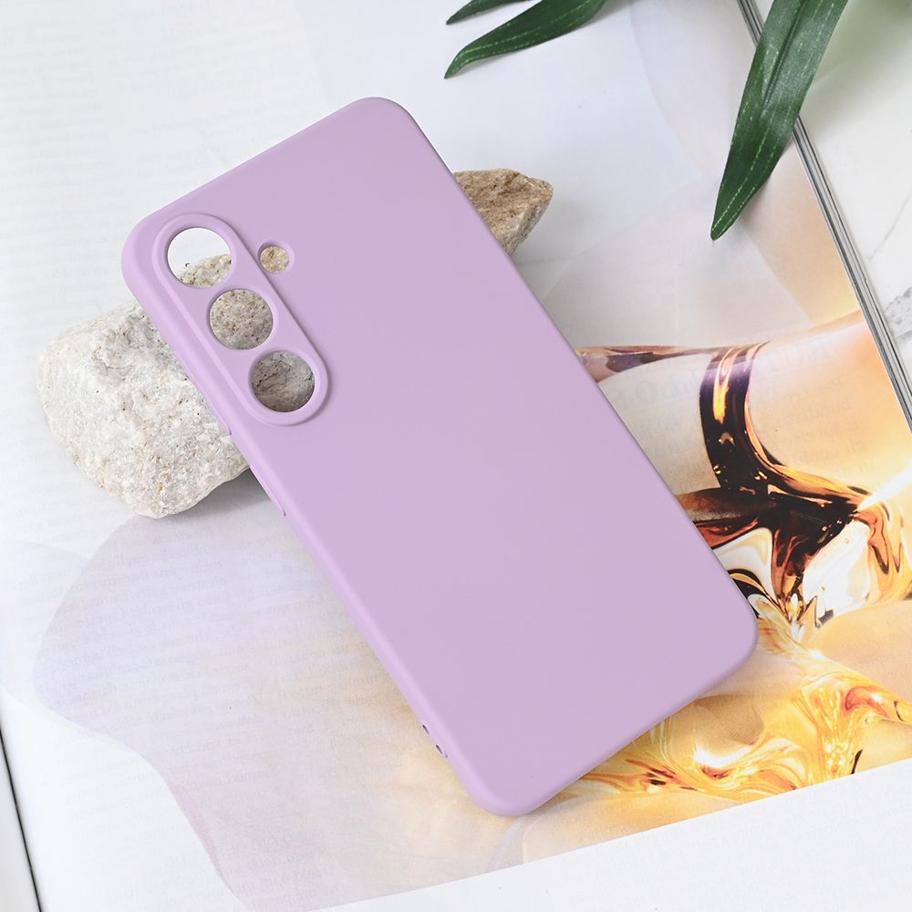 Maska za Samsung Galaxy S25 — Teracell Soft Velvet, ljubicasta